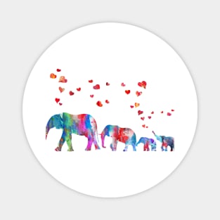 Elephant family Magnet